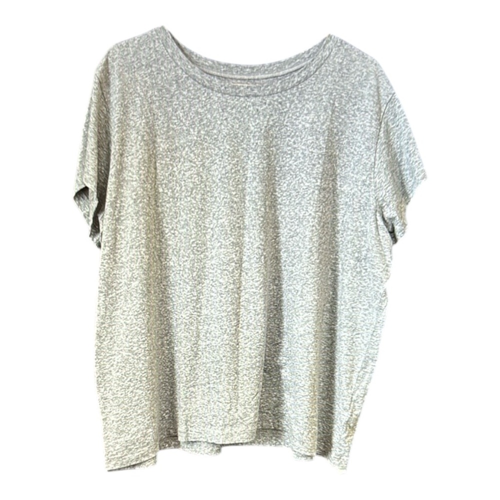 Madewell Women’s Gray Crew Neck Short Sleeve Tee Shirt